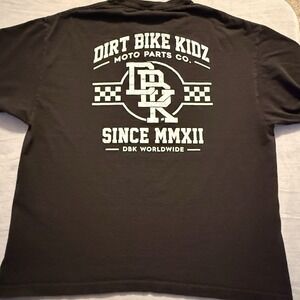 Dirt Bike Kidz (DBK) Hot Rod Black T-Shirt Motorsport Racing 2xl